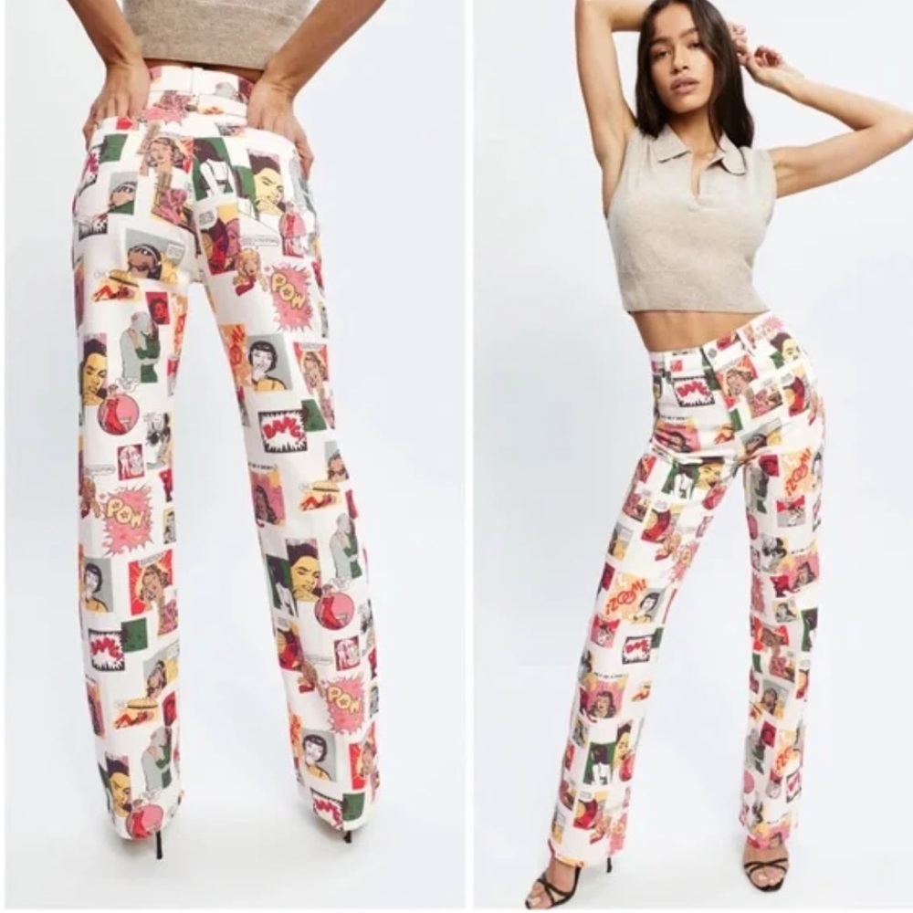 Reformation comic pants size **** NWT!